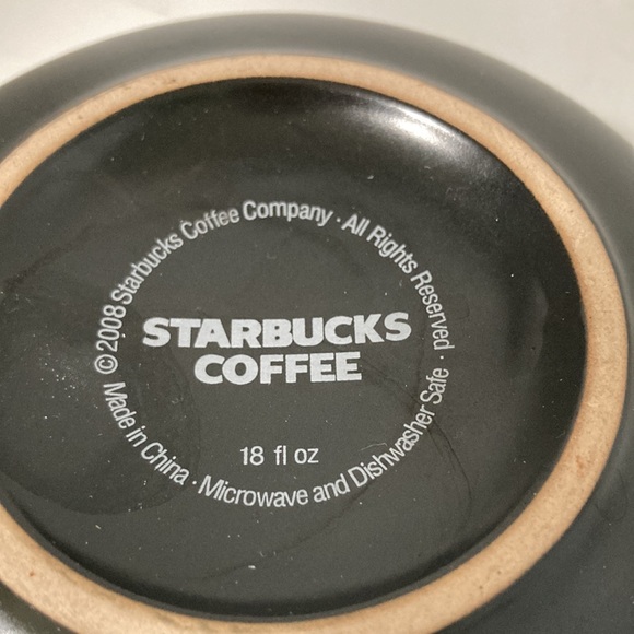 STARBUCKS Siren Mermaid Cup Bowl Mug with Saucer Plate 2008 Collectable 18 oz - Picture 9 of 10
